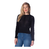 Blusa Cropped Oliveira Malhas