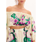 Blusa Cropped Ombro A