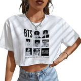 Blusa Cropped Oversized Bts