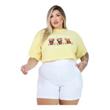Blusa Cropped Plus Size