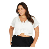 Blusa Cropped Plus Size