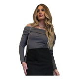 Blusa Cropped Regata De