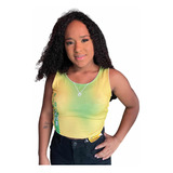 Blusa Cropped Regata Planet