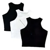 Blusa Cropped Top Preto