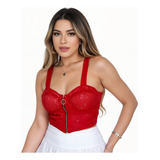 Blusa Cropped Top Tipo