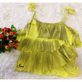 Blusa De Alcinha Babados