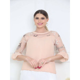 Blusa De Cetim Com
