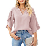Blusa De Chiffon Casual