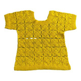 Blusa De Croche Amarela