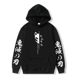 Blusa De Frio Demon Slayer Kamado Tanjirou Anime Unissex
