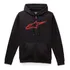 Blusa De Frio Moletom Alpinestars Ageless Ii Ziper Vermelho