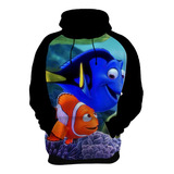 Blusa De Frio Moletom Procurando Nemo Desenhos Filmes Hd 05