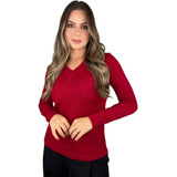 Blusa De Frio Tricot Feminina Manga Longa Atacado Inverno 