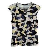 Blusa De Malha Estampada