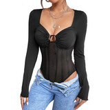 Blusa De Manga Comprida
