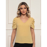 Blusa De Manga Curta