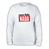 Blusa De Moletom Branco