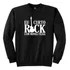 Blusa De Moletom Eu Curto Rock Com Minha Filha Gola C/ Elast