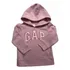 Blusa De Moletom Gap Com Capuz E Bolso Canguru Rosa
