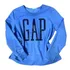Blusa De Moletom Gap Sem Capuz Azul Original Imp Eua 