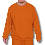 Blusa De Moletom Laranja