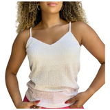 Blusa De Paete Alcinha