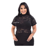 Blusa De Renda Plus