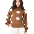 Blusa De Trico Feminino De Lã Tricot Inverno Frio Malha
