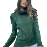 Blusa De Tricot Gola