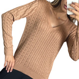 Blusa De Tricot Gola