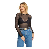 Blusa De Tule Feminina