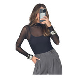 Blusa De Tule Feminina