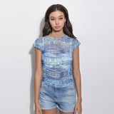 Blusa De Tule Tie