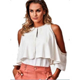 Blusa De Viscose Com