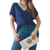 Blusa Decote V Basica