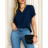 Blusa Decote V Traspassado