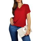 Blusa Decote V Traspassado