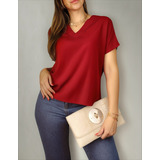 Blusa Decote V Traspassado