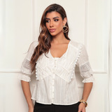 Blusa Elegante Batas Femininas