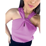 Blusa Elegante Social Feminina