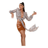 Blusa Elisa Animal Print