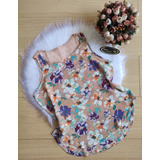 Blusa Em Crepe Floral