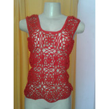 Blusa Em Croche Na