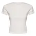 Blusa Em Ribana Ajustada Manga Curta