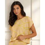 Blusa Estampa Kinti Cantao