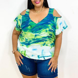 Blusa Estilo Cigana Estampada