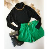 Blusa Estilo Poncho Gola