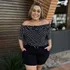 Blusa Estilo Próprio Feminina Plus Size Ciganinha Malha Fria