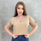 Blusa Evangelica Manga Curta