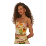 Blusa Farm Alcinha Estampada